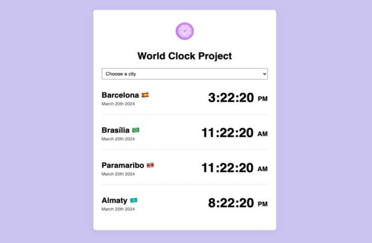 World Clock